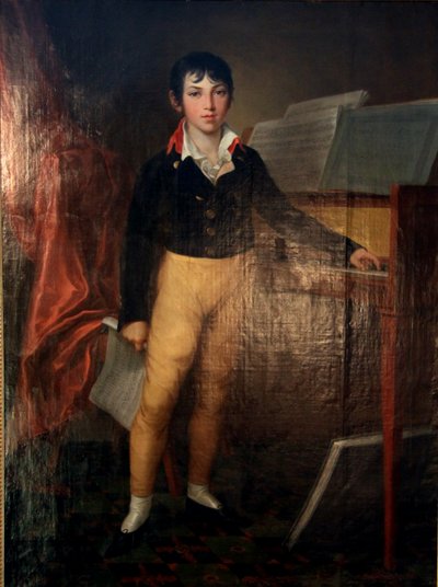 Portrait of Giacomo Meyerbeer as a Child at the MIM, Berlin by Friedrich Georg Weitsch